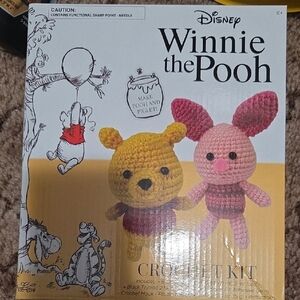 Disney Winnie the Pooh Crochet Set - Yellow and Pink